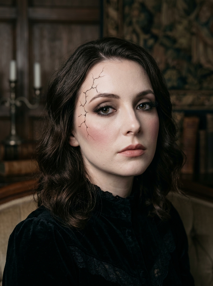 Haunted Doll Makeup als Halloween Makeup Ideen für Frauen Inspiration 2026